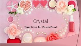  Presentation with skin care natural products - Audience pleasing slides consisting of cleansing-beauty-treatment-products backdrop and a lemonade colored foreground