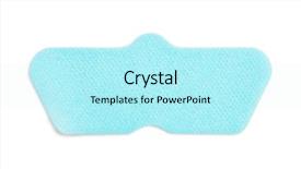  Presentation with cleansing - PPT layouts featuring cleansing nose pore patch strip background and a arctic colored foreground