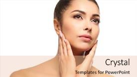  Presentation with multiracial team of young doctors stacking hands - Cool new theme with clear background - beautiful young girl holding hands backdrop and a coral colored foreground