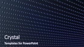  Presentation with crystal blue - PPT layouts featuring clear crystal spheres with blue background and a navy blue colored foreground