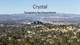  Presentation with woodland - Colorful theme enhanced with clear day view of woodland backdrop and a light blue colored foreground