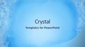  Presentation with window frame - Presentation enhanced with clear glass frame - frosty patterns on the edge background and a light blue colored foreground