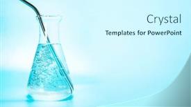  Presentation with high quality - Presentation theme with clear-liquid-with-water-bubbles background and a cool aqua colored foreground