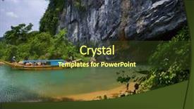  Presentation with clear - PPT layouts with clear river at sunny day background and a tawny brown colored foreground