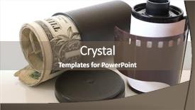  Presentation with film in pakistan - Slide deck enhanced with clearance sale - photo of clearence film roll background and a  colored foreground