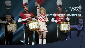  Presentation with cleveland ohio - Audience pleasing slides consisting of cleveland-november-10-madonna-born backdrop and a tawny brown colored foreground