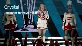  Presentation with cleveland ohio - Theme featuring cleveland-november-10-madonna-born background and a ocean colored foreground