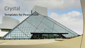  Presentation with hall fame - Amazing presentation having cleveland-ohio-sept-30-2006 backdrop and a light gray colored foreground