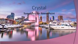  Presentation with cleveland ohio - Slide deck enhanced with cleveland-ohio-usa-downtown-city background and a teal colored foreground