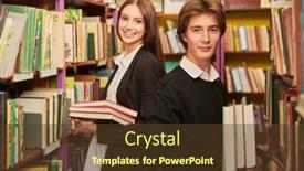  Presentation with black students - Slides having clever-modern-students-in-black background and a tawny brown colored foreground