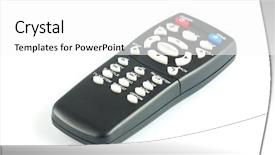  Presentation with black chalkboard vintage blackboard isolated - Amazing slide deck having clickers - black tv remote control isolated backdrop and a white colored foreground