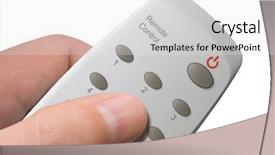  Presentation with control - Cool new slide set with selector - remote control with buttons 1-9 backdrop and a white colored foreground