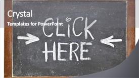  Presentation with chalk - Colorful slides enhanced with clicking - click here - white chalk backdrop and a  colored foreground