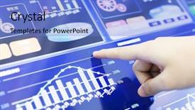  Presentation with financial analysis - PPT layouts enhanced with clicking and analysis business financial background and a  colored foreground