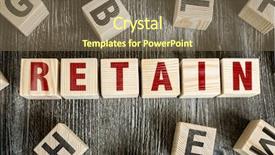  Presentation with blocks - PPT theme enhanced with lifetime - wooden blocks with the text background and a coral colored foreground