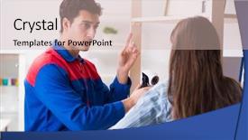  Presentation with cctv camera or surveillance system - Colorful presentation enhanced with client getting securty camera installed backdrop and a  colored foreground