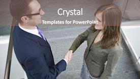  Presentation with customer service - Cool new PPT theme with appreciation client - customer service thank you backdrop and a gray colored foreground