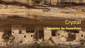  Presentation with national parks - Slides enhanced with cliff-dwellings-in-mesa-verde background and a tawny brown colored foreground