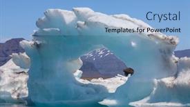  Presentation with climate change - Presentation featuring climate-change-global-warming-concept background and a light blue colored foreground