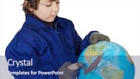  Presentation with future - Beautiful theme featuring climate change health - adorable future builder constructing backdrop and a navy blue colored foreground