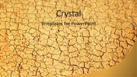  Presentation with soil texture - Amazing slides having global change - dry soil texture backdrop and a yellow colored foreground