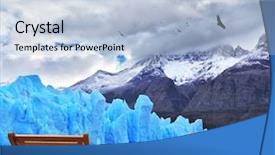  Presentation with chairs - Presentation having climate collage - two folding wooden chairs background and a light blue colored foreground