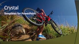  Presentation with music and athlete - Colorful theme enhanced with uniforms repair the electricity backdrop and a tawny brown colored foreground