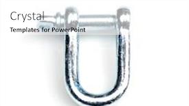  Presentation with climbing - Beautiful slide set featuring carbune - climbing equipment - carbine isolated backdrop and a white colored foreground