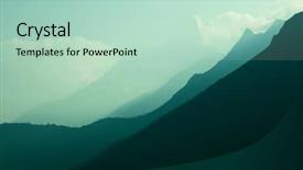  Presentation with himalaya - PPT theme having climbing everest - mountains in sagarmatha region himalaya background and a  colored foreground