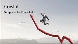  Presentation with climbing - Cool new PPT layouts with climbing up to success mixed backdrop and a light gray colored foreground