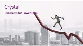  Presentation with climbing mountains couples success - Audience pleasing slide deck consisting of climbing up to success mixed backdrop and a sky blue colored foreground