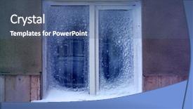  Presentation with architectural - Presentation having climet - architectural detail of snow background and a ocean colored foreground