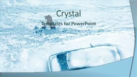  Presentation with car - PPT layouts with climet - elevated view of parked car background and a cool aqua colored foreground