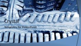  Presentation with apartment buildings - Colorful PPT layouts enhanced with climet - elevated view of snow covered backdrop and a light blue colored foreground