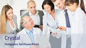  Presentation with administration - Cool new presentation with clinic administration staff with team backdrop and a lemonade colored foreground