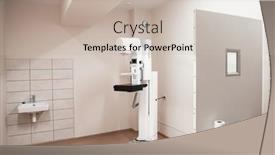  Presentation with breast - Presentation with clinic-room-with-equipment background and a soft green colored foreground