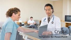  Presentation with male nurse - Audience pleasing PPT theme consisting of festive background with natural bokeh and bright purple lights vintage magic background with colorful bokeh spring summer christmas new year disco party background backdrop and a light blue colored foreground