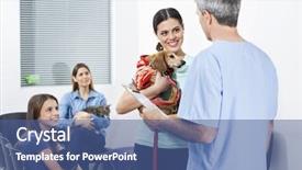  Presentation with nursing to nurse communication - Slide deck having clinical area nursing - woman carrying dachshund while looking background and a ocean colored foreground