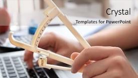  Presentation with weight loss - Audience pleasing PPT layouts consisting of clinical nutrition - young nutritionist working with laptop backdrop and a coral colored foreground