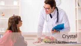  Presentation with clinical nutrition - Cool new presentation theme with clinical nutrition baby - pregnant woman visiting doctor discussing backdrop and a  colored foreground
