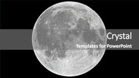  Presentation with moon - Theme having clipart - detailed shot of the full background and a gray colored foreground