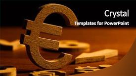  Presentation with numbers - Amazing PPT theme having clipart graphics - set of numbers and currency backdrop and a  colored foreground