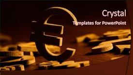  Presentation with numbers 3d - Audience pleasing slides consisting of clipart graphics - set of numbers and currency backdrop and a wine colored foreground