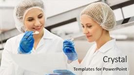  Presentation with food ice - Theme having clipboard tasting ice cream quality background and a sky blue colored foreground