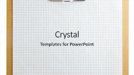  Presentation with pure white - Amazing theme having clipboard with blank graph paper backdrop and a sky blue colored foreground