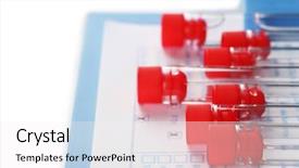  Presentation with medical pharmacy - Slide set consisting of clipboard with medical history background and a white colored foreground