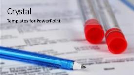  Presentation with medical pharmacy - Slide deck consisting of clipboard with medical history background and a light gray colored foreground