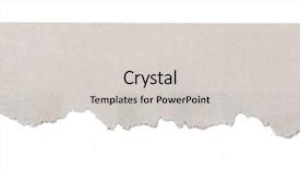  Presentation with torn paper - Presentation theme with clipping - piece of torn blank paper background and a light gray colored foreground
