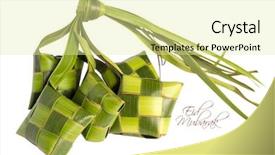  Presentation with translation - Presentation featuring clipping path translation eid mubarak background and a blonde colored foreground