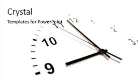  Presentation with clock face - Beautiful PPT layouts featuring clock face closeup white background backdrop and a white colored foreground